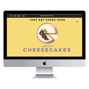 This landing page is clean, simple, and easy to navigate.